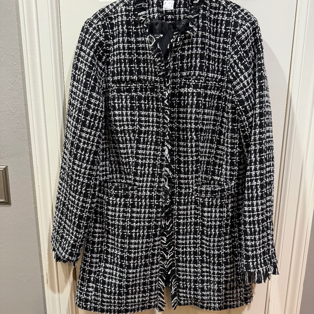 Tweed coatigan by Venus— Size 10